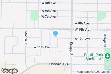 Map image of the property - 1060 W 10th Ave