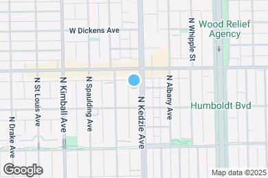 Map image of the property - 1928 N Kedzie Ave