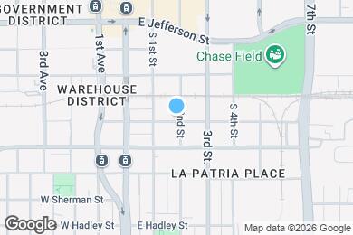 Map image of the property - 424 S 2nd St