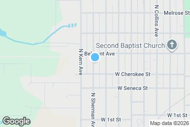 Map image of the property - 911 N Sherman Ave