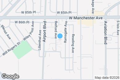 Map image of the property - 8740 Belford Ave