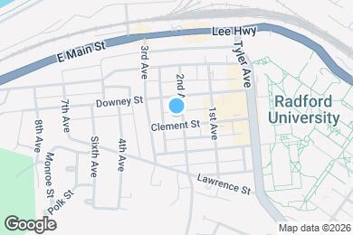 Map image of the property - 1200 Clement St