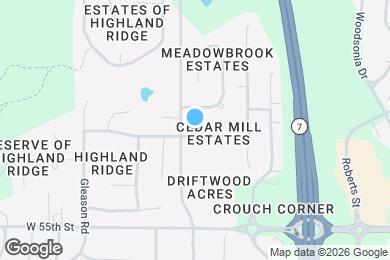 Map image of the property - 23440 W 53rd Terrace