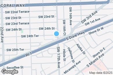 Map image of the property - 2498 SW 17th Ave