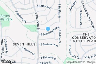 Map image of the property - 19797 E Dartmouth Ave