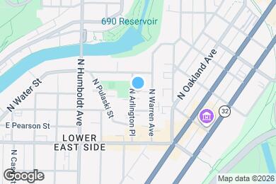 Map image of the property - 1834 N Arlington Pl