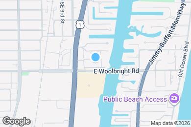 Map image of the property - 651 E Woolbright Rd