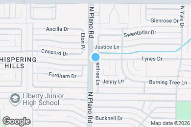 Map image of the property - 1509 Greentree Ln