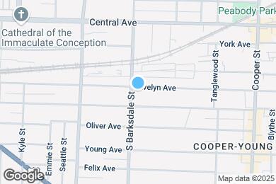 Map image of the property - 1921 Evelyn Ave