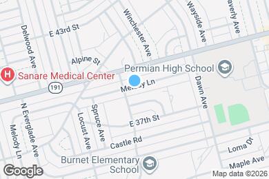 Map image of the property - 4104 Melody Ln