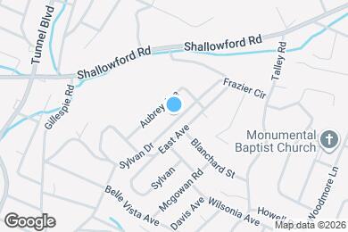 Map image of the property - 829 Sylvan Dr