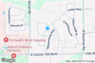 Map image of the property - 10673 Hoosier Ct