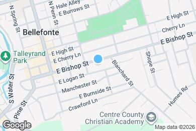 Map image of the property - 328 E Bishop St