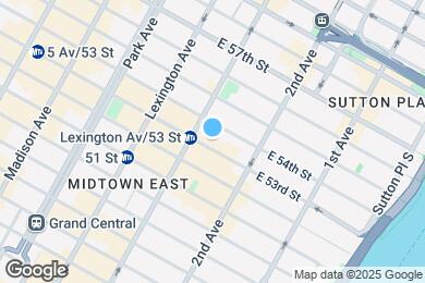 Map image of the property - 211 E 53rd St