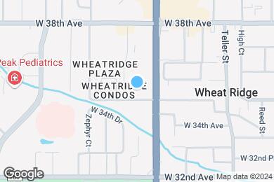 Map image of the property - The Edison at Wheat Ridge