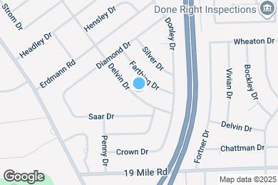 Map image of the property - 11423 Delvin Dr