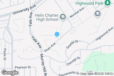 Map image of the property - 7438 Orien Ave