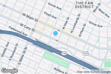 Map image of the property - 1714 W Cary St