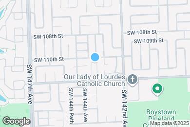 Map image of the property - 14350 SW 110th Terrace