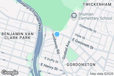 Map image of the property - 1612 Skidaway Rd
