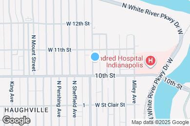 Map image of the property - 1033 N Belmont Ave