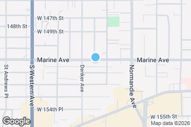 Map image of the property - 1520 Marine Ave