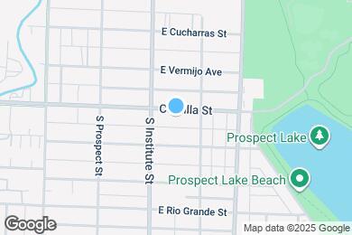 Map image of the property - 927 E Costilla St