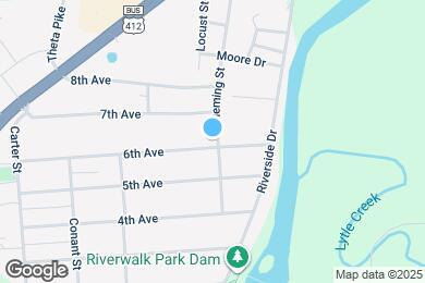 Map image of the property - 415 6th Ave