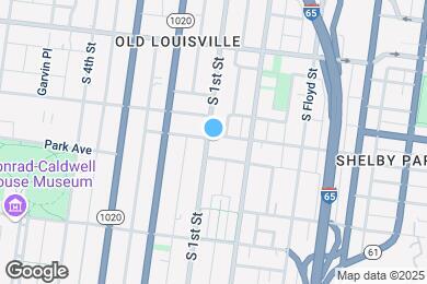Map image of the property - 1303 S 1st St
