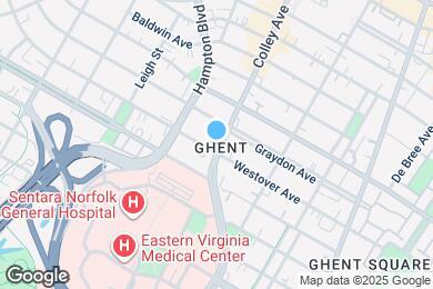Map image of the property - 1003 Colley Ave