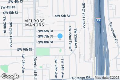 Map image of the property - 2403 SW 8th St