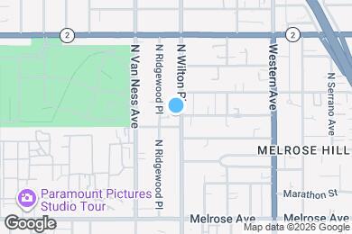 Map image of the property - 915 N Wilton Pl