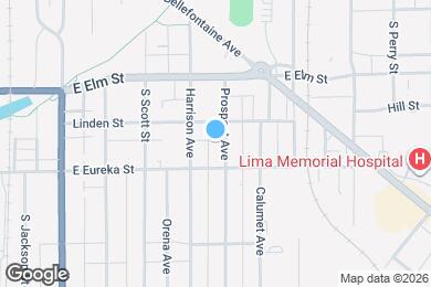 Map image of the property - 418 Prospect Ave