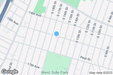 Map image of the property - 591 15th Ave