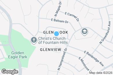Map image of the property - 16132 E Glendora Dr