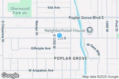 Map image of the property - 1219 W 500 S