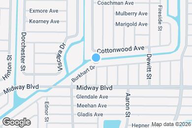 Map image of the property - Inviting 3/2 Pool Home With Spacious Lanai and Modern Kitchen