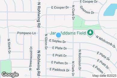 Map image of the property - 906 E Sayles Dr