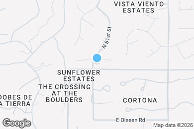 Map image of the property - 8115 E Sand Flower Dr