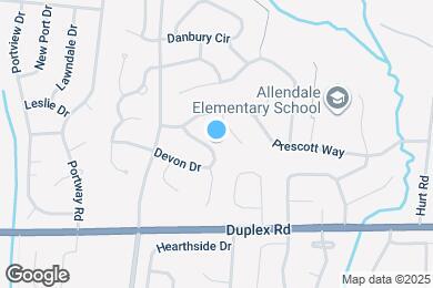 Map image of the property - 1849 Devon Dr