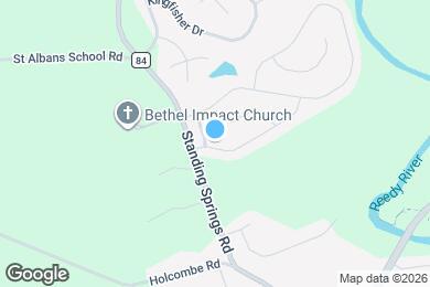 Map image of the property - 101 Portland Falls Dr