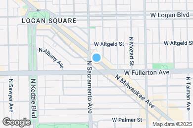 Map image of the property - 2432 N Milwaukee Ave