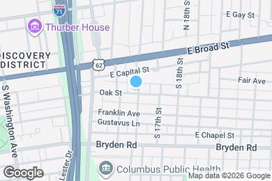 Map image of the property - 798 Oak St