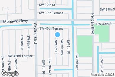 Map image of the property - 4109 SW 6th Pl