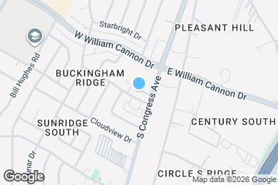 Map image of the property - 6812 S Congress Ave