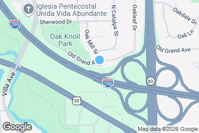 Map image of the property - 731 Old Grand Ave