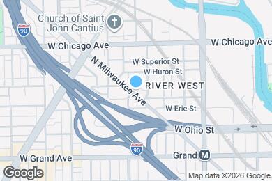 Map image of the property - 685 N Milwaukee Ave