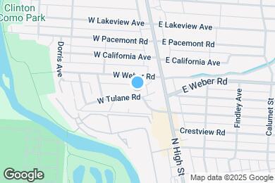 Map image of the property - 58 W Tulane Rd