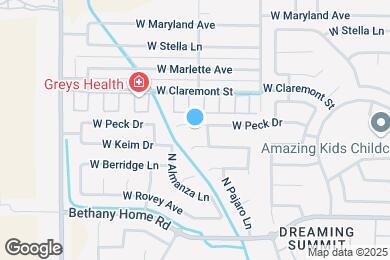 Map image of the property - 13617 W Peck Ct
