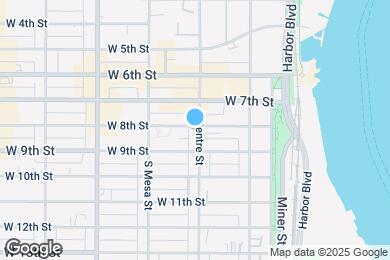 Map image of the property - 805 S Centre St